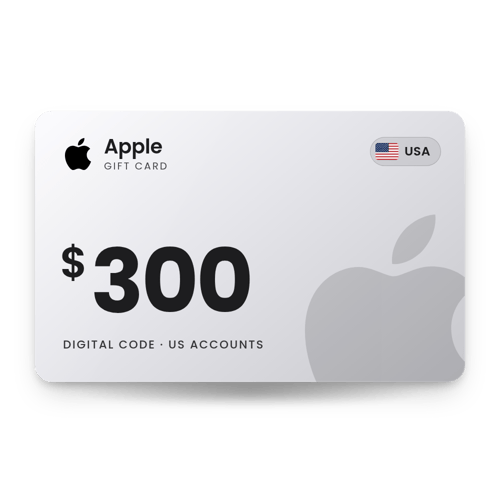 Apple Gift Card $300 - USA Store