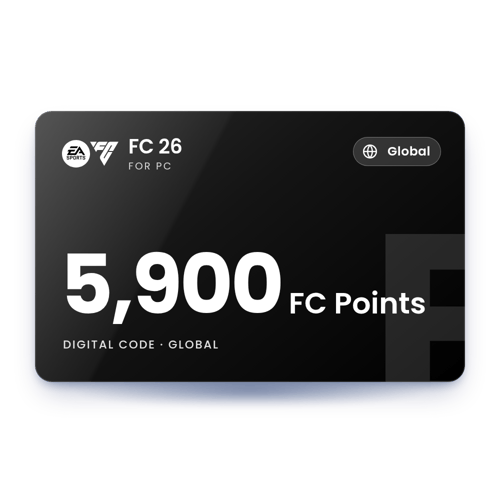 EA SPORTS FC 26 5,900 FC Points (PC) - Global