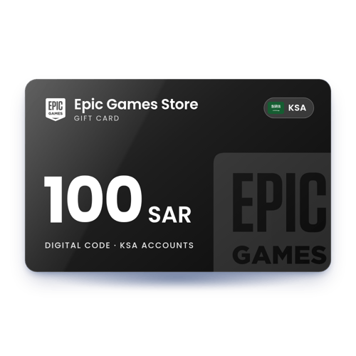 Epic Games Store Gift Card 100 SAR - KSA Store