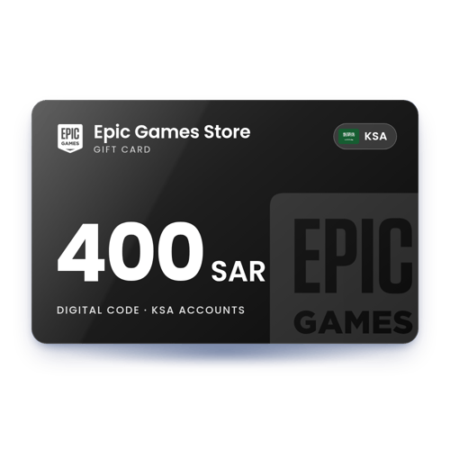 Epic Games Store Gift Card 400 SAR - KSA Store