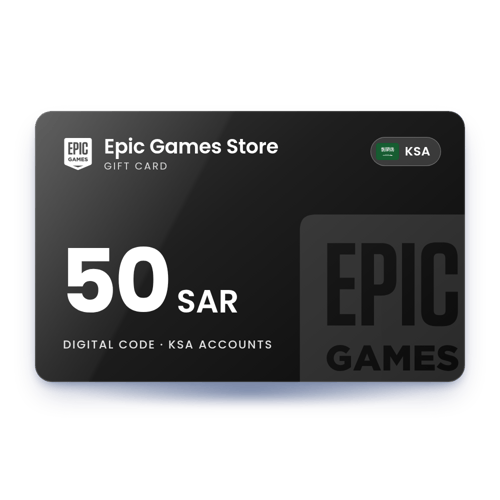 Epic Games Store Gift Card 50 SAR - KSA Store