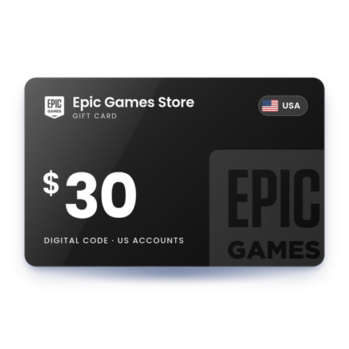 Epic Games Store Gift Card $30 - USA Store