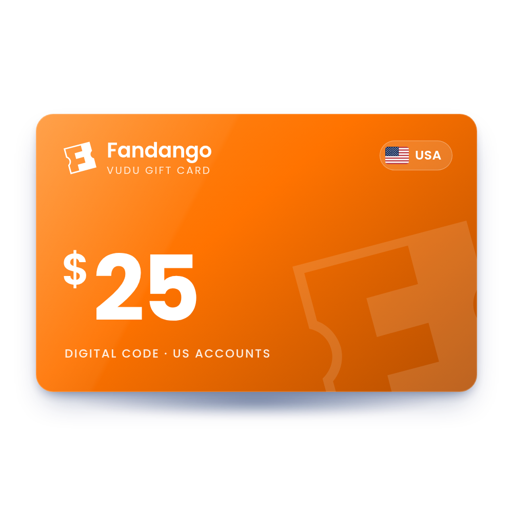Fandango (Vudu) Gift Card $25 (USA)