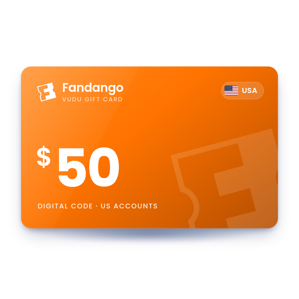 Fandango (Vudu) Gift Card $50 (USA)