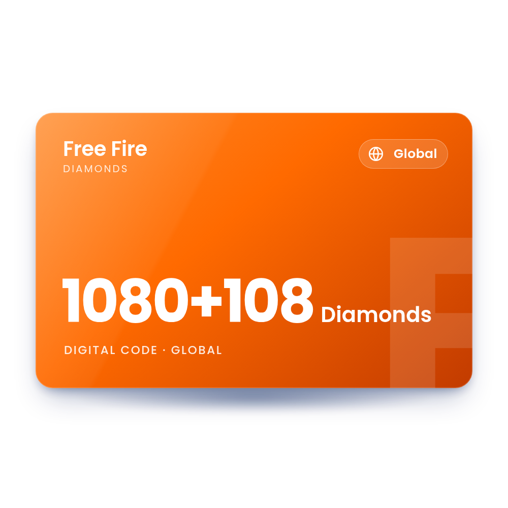 Free Fire 1188 Diamonds