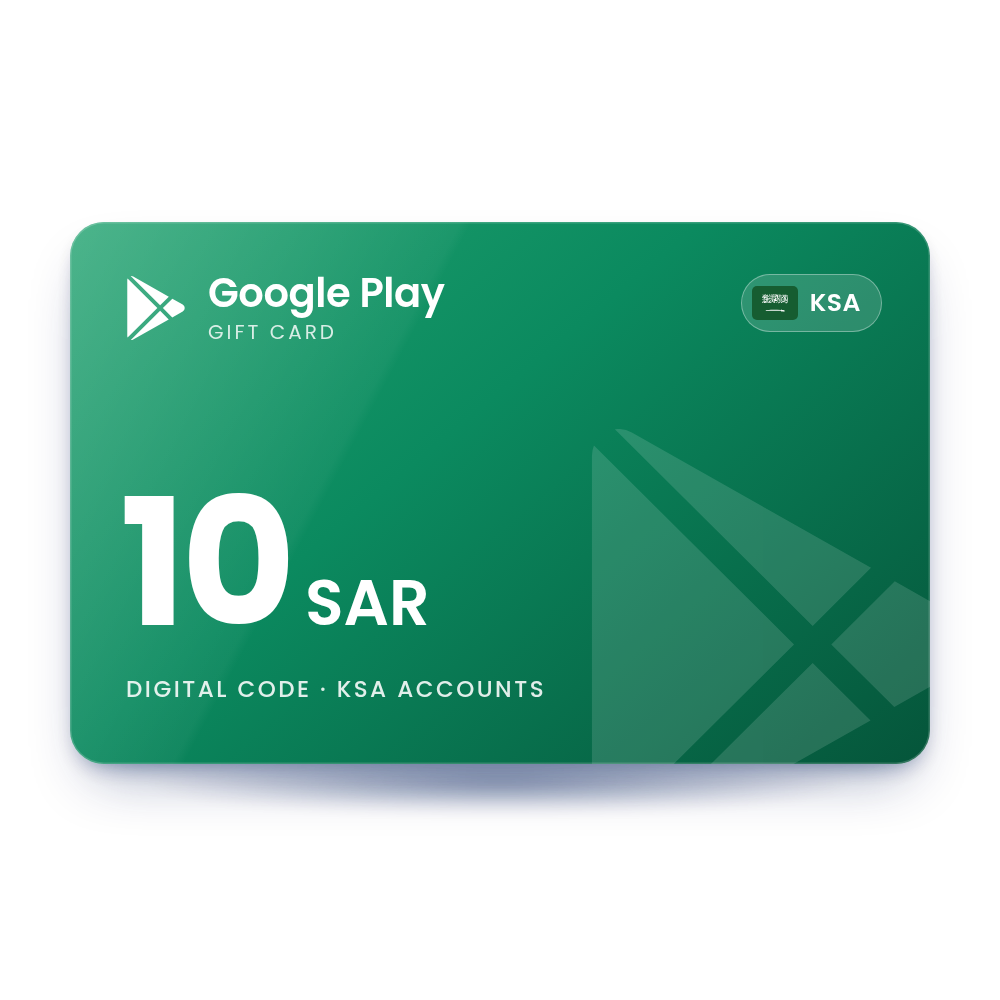 Google Play Gift Card 10 SAR (KSA)