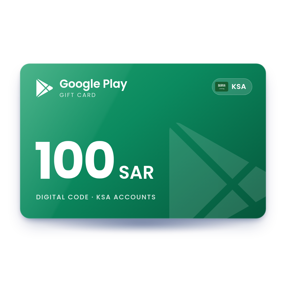 Google Play Gift Card 100 SAR (KSA)