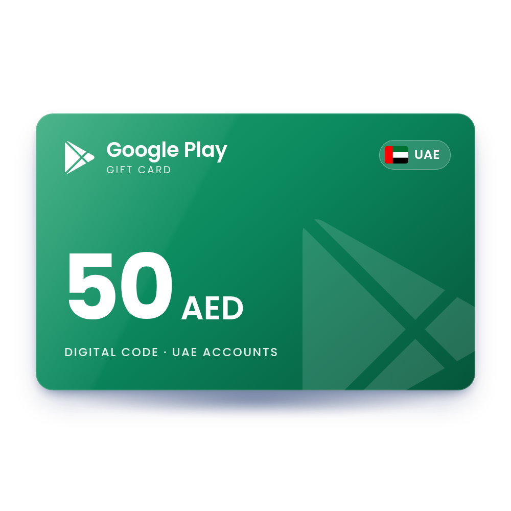 Google Play Gift Card 50 AED (UAE)