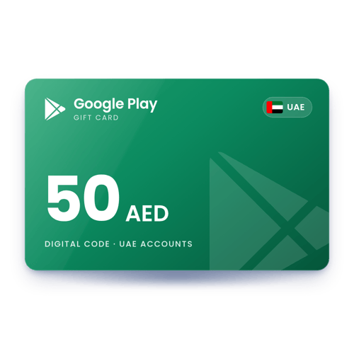 Google Play Gift Card 50 AED - UAE Store