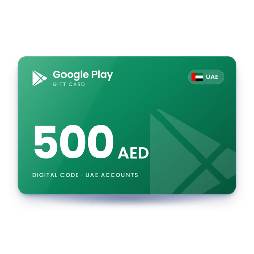 Google Play Gift Card 500 AED - UAE Store