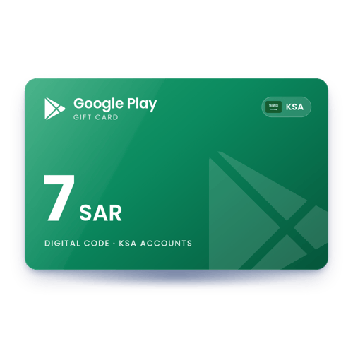 Google Play Gift Card 7 SAR - KSA Store