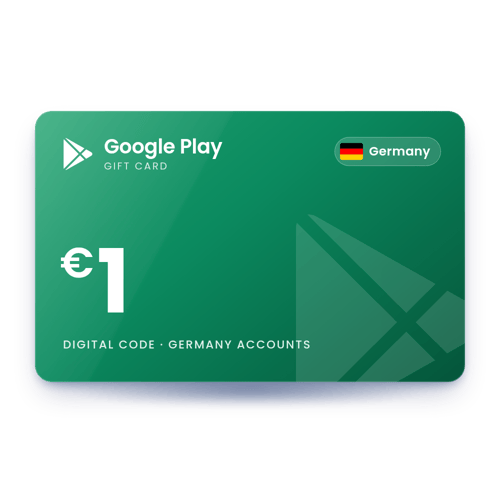 Google Play Gift Card €1 - Germany Store