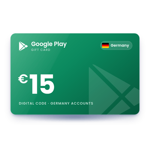 Google Play Gift Card €15 - Germany Store