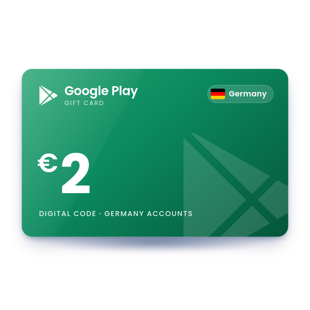 Google Play Gift Card 2 EUR (Germany)