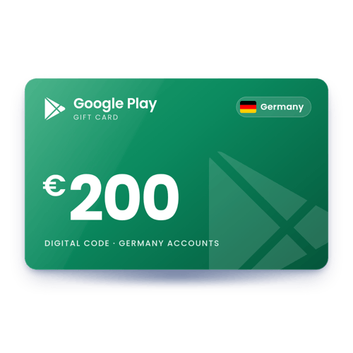 Google Play Gift Card €200 - Germany Store