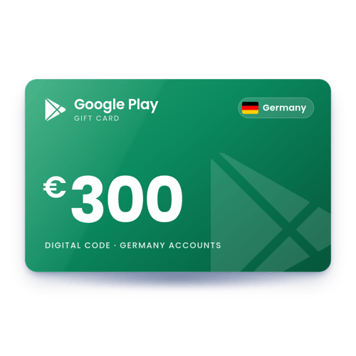 Google Play Gift Card €300 - Germany Store