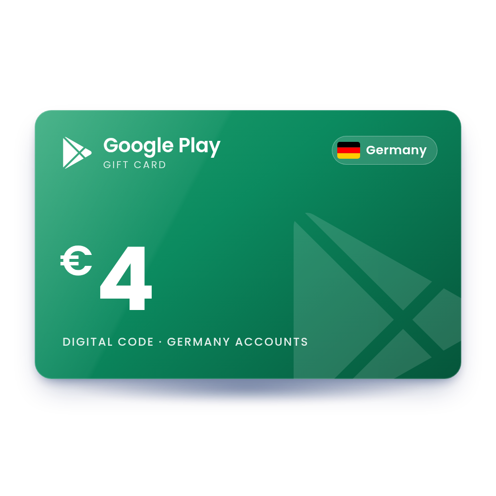 Google Play Gift Card 4 EUR (Germany)