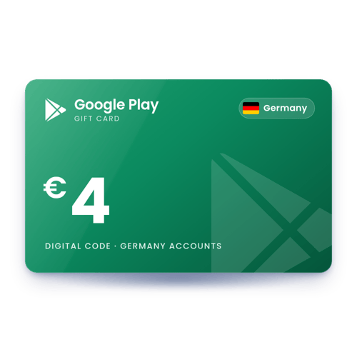 Google Play Gift Card €4 - Germany Store