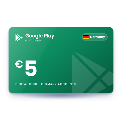 Google Play Gift Card €5 - Germany Store