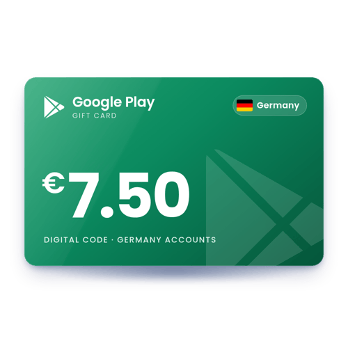 Google Play Gift Card €7.5 - Germany Store