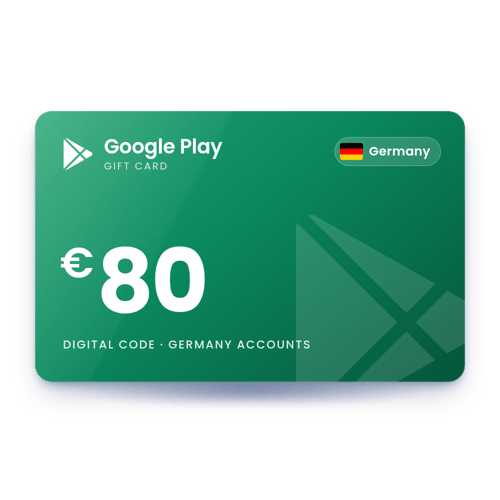 Google Play Gift Card €80 - Germany Store