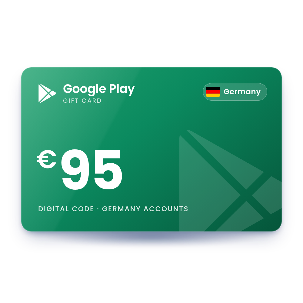 Google Play Gift Card 95 EUR (Germany)