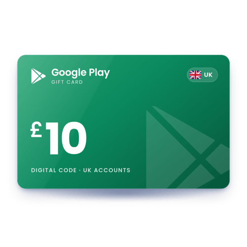 Google Play Gift Card £10 - UK Store