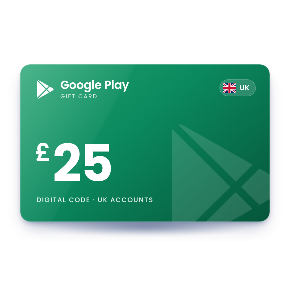 Google Play Gift Card 25 GBP (UK)