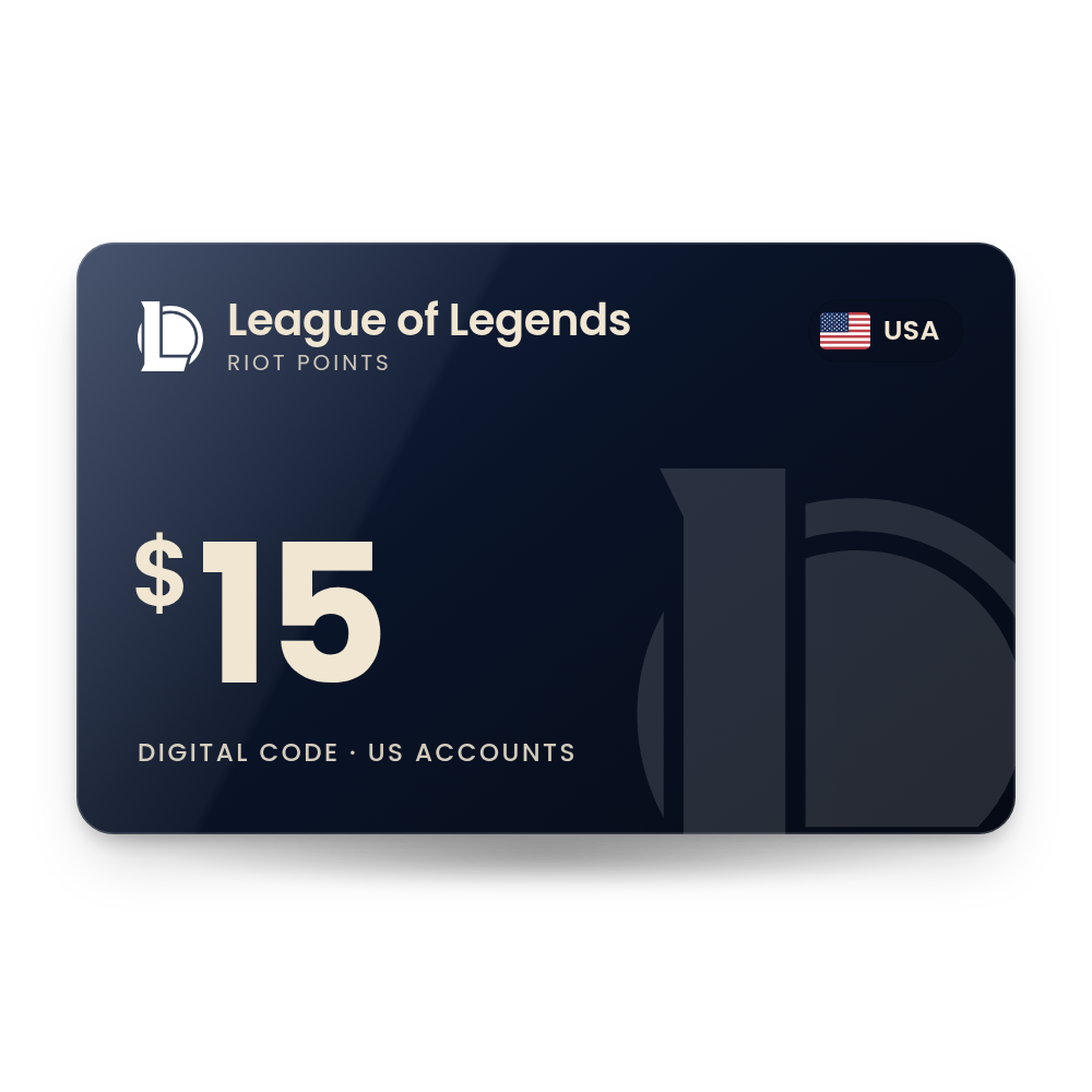 League of Legends Gift Card 15 USD (USA)
