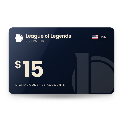 League of Legends Gift Card $15 - USA Store