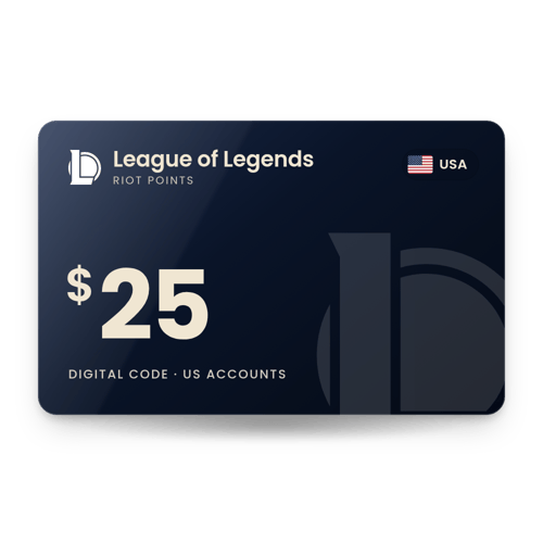 League of Legends Gift Card $25 - USA Store