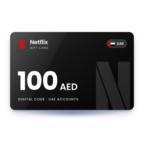Netflix Gift Card 100 AED - UAE Store
