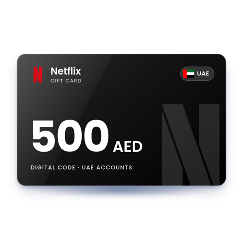Netflix Gift Card 500 AED - UAE Store