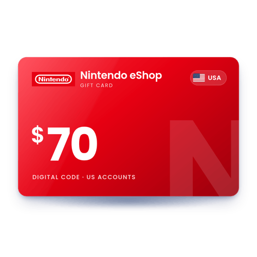 Nintendo eShop $70 - USA Store