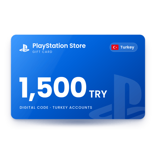 PlayStation Store 1,500 TRY - Turkey Store