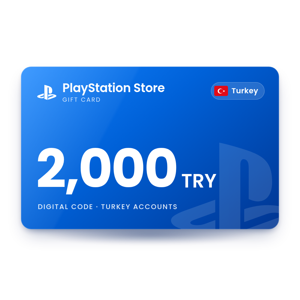 PSN Card 2000 TRY (Turkey)