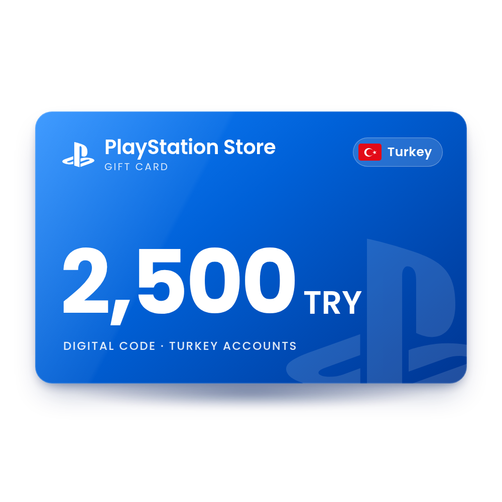 PSN Card 2500 TRY (Turkey)