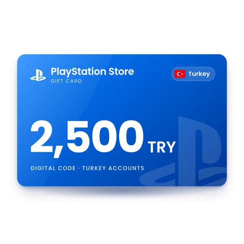 PlayStation Store 2,500 TRY - Turkey Store