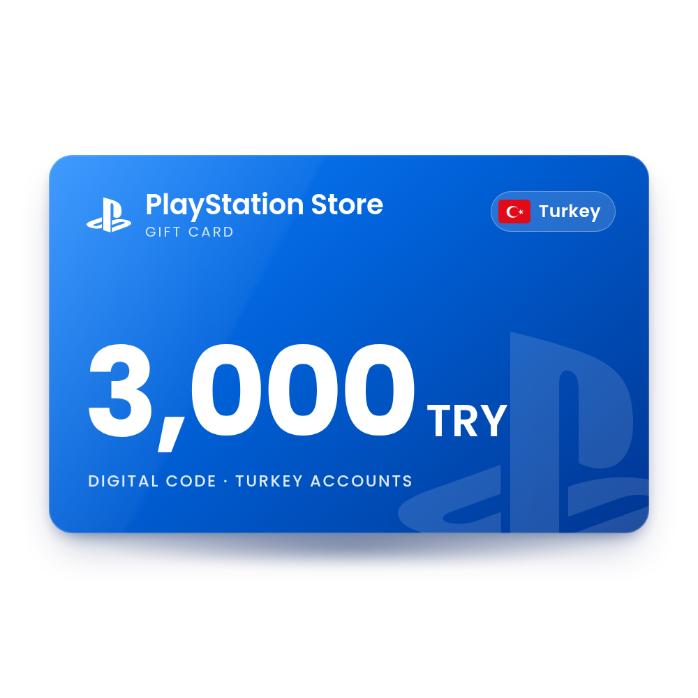 PSN Card 3000 TRY (Turkey)