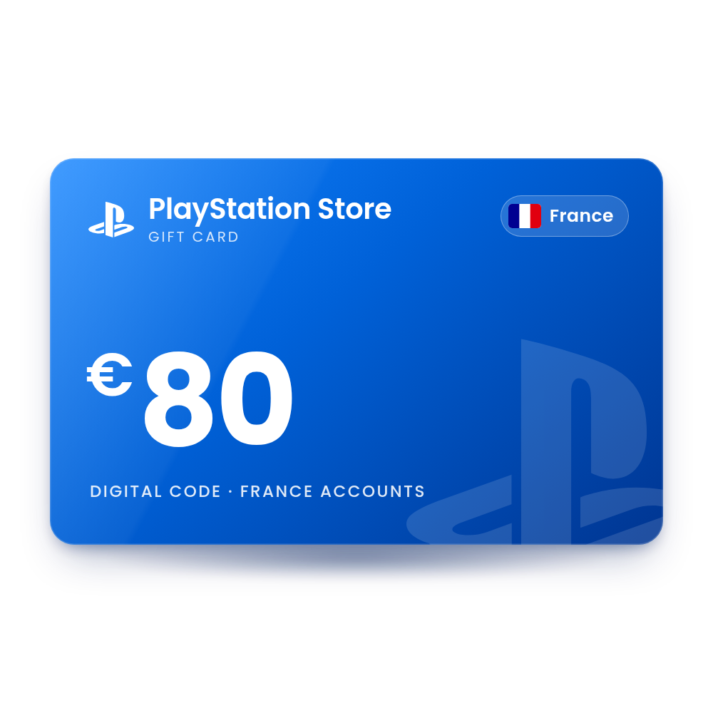 PSN Card 80 EUR (France)