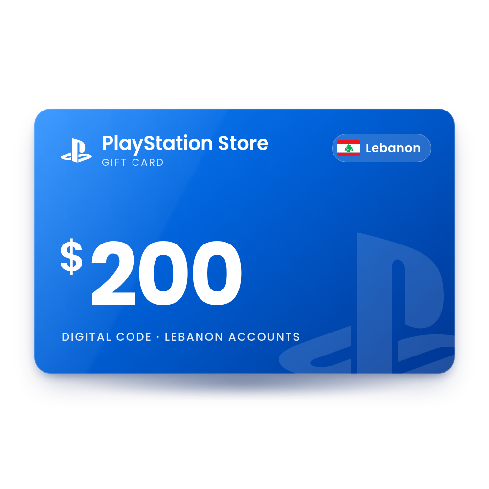 PSN Card 200 USD (Lebanon)