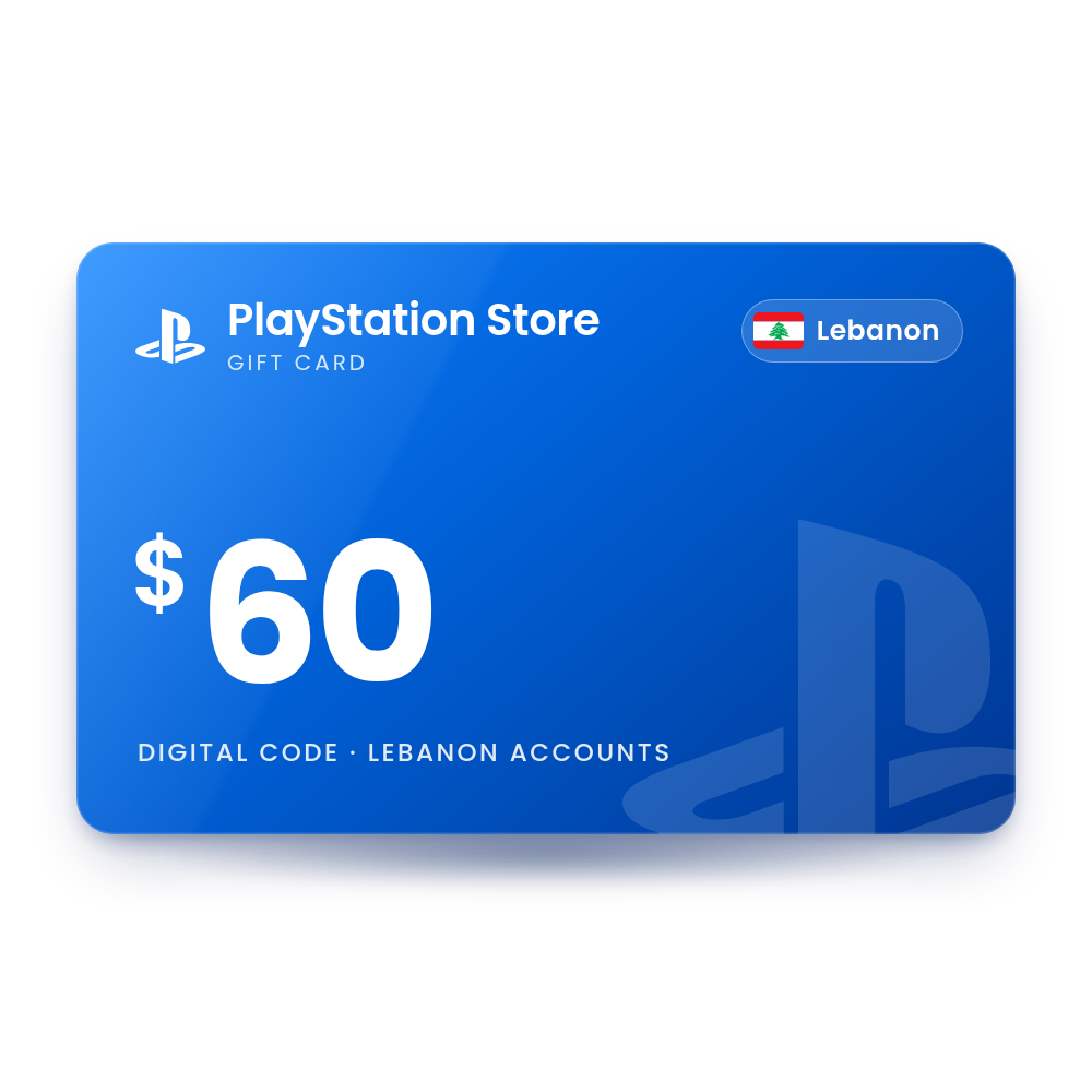 PSN Card 60 USD (Lebanon)