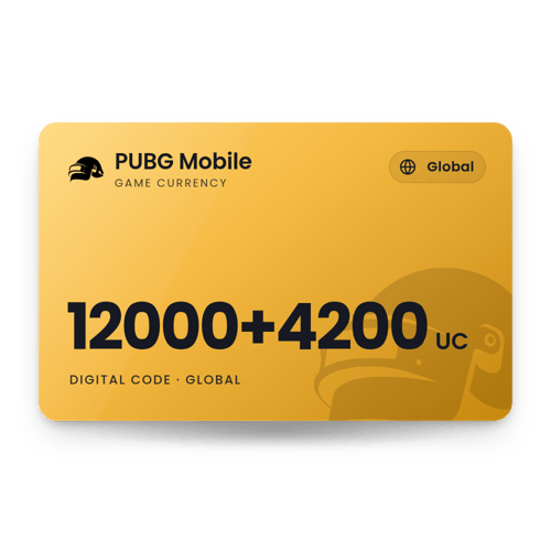 PUBG Mobile 12000+4200 UC - Global