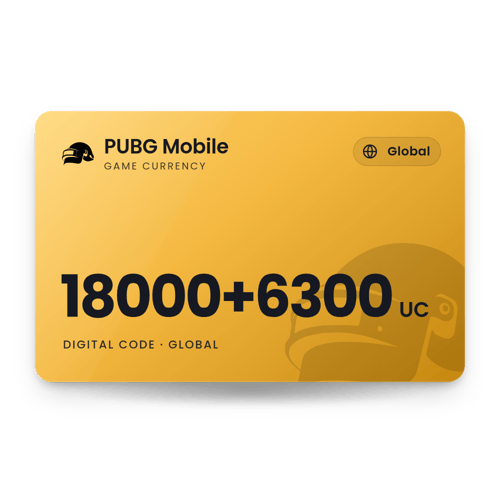 PUBG Mobile 18000+6300 UC - Global