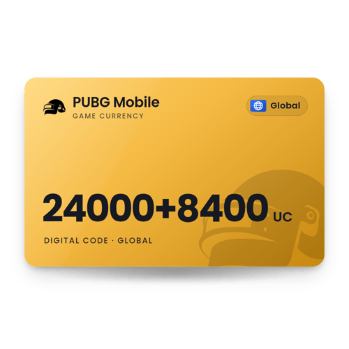 PUBG Mobile 24000+8400 UC - Global