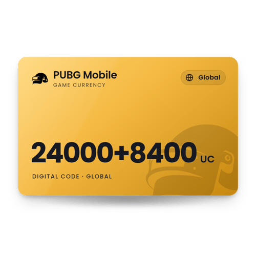 PUBG Mobile 24000+8400 UC - Global