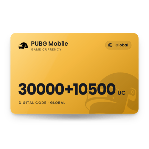 PUBG Mobile 30000+10500 UC - Global