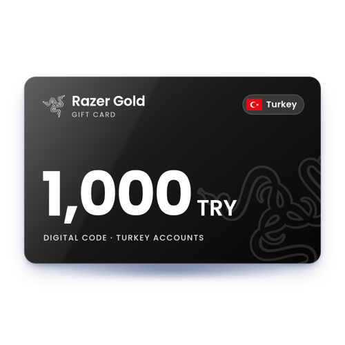 Razer Gold 1,000 TRY - Turkey Store