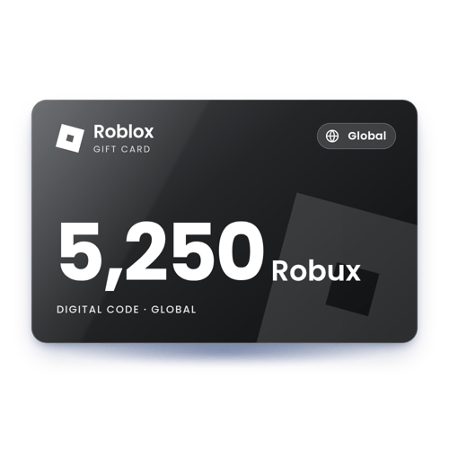 Roblox 5,250 Robux - Global