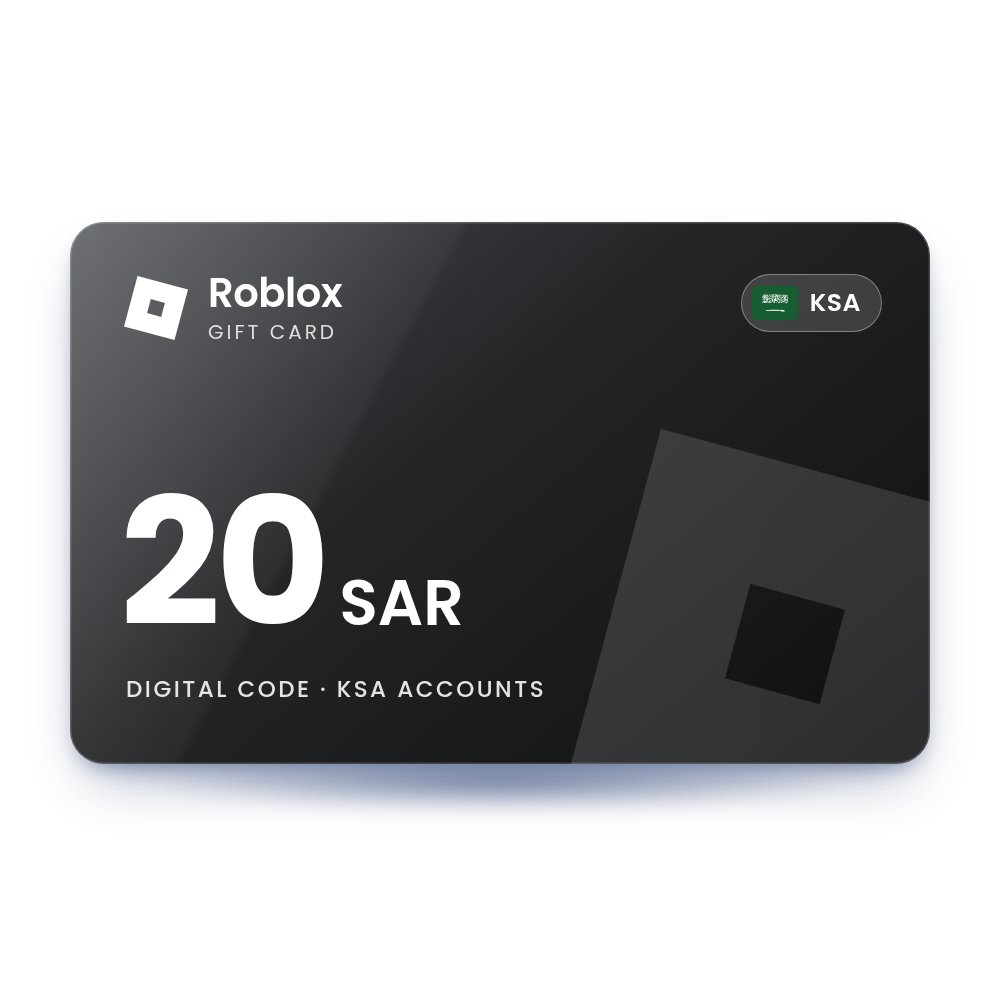 Roblox Gift Card 20 SAR (KSA)